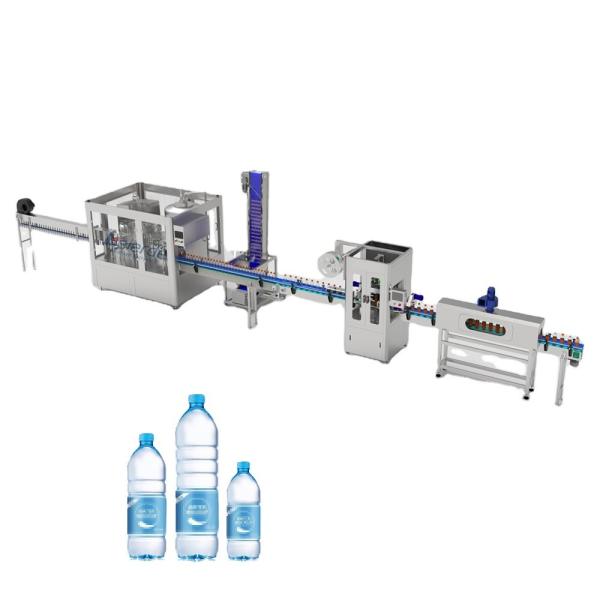 2000BPH Automatic Mineral Water Filling Machine 1800kg automatic water bottling
