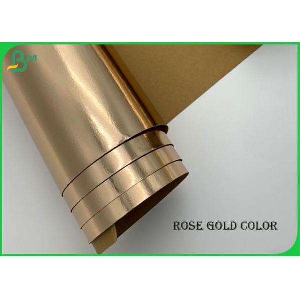 100% Recyclable Gold Color Washable Kraft Fabric For Making Women Wallet