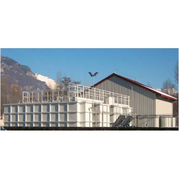 12m Moving Bed Biofilm Reactor Process MBBR Mini STP In Residential Buildings