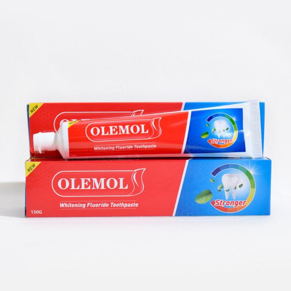 New Olemol 150g Herbal Toothpaste - Nourishes with Natural Herbs for Stronger Teeth and Healthier Gums