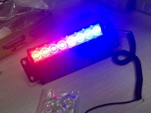 Quality Car Police Strobe Flashlight , Universal 12V 640lm 8W Emergency Warning Lights for sale