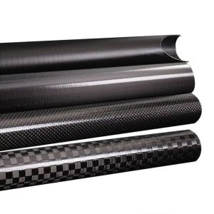 UV-Resistant Carbon Fiber 3K Matte Twill Tube 40X37mm 1000mm Long High Corrosion
