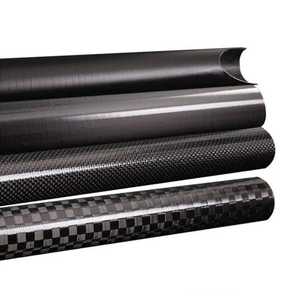 UV-Resistant Carbon Fiber 3K Matte Twill Tube 40X37mm 1000mm Long High Corrosion