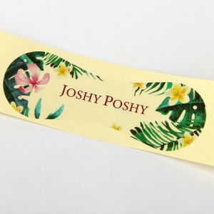 3.8cm Waterproof Clear Vinyl Stickers