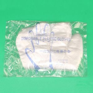 0.4g Thick Transparent Disposable Food Gloves 100pcs / Pack