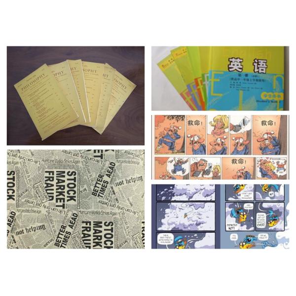 Newsprint Paper 45gram To 48.8gram News Paper Roll 100% Virgin Pulp Good Absorbency Of Ink