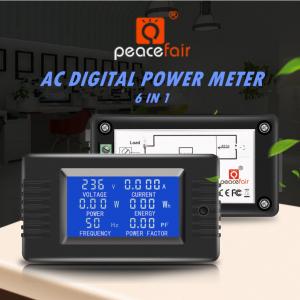 Quality 80 ~ 260V AC Digital Voltage Meter LCD Display CE / FCC for sale