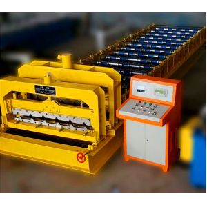 Metal Sheet Glazed Panel Roll Forming Machine For Building Raw Material