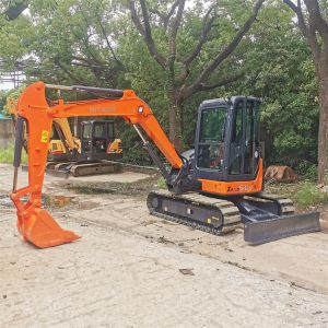 Mini Second-hand Hitachi ZX50U Hydraulic Crawler Digger with Original ISUZU