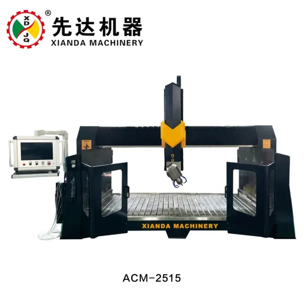 4 Axis Slab&Column Carving Machine Stone Bridge Edging Simple Marble Granite