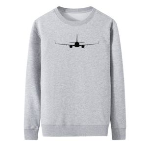 flat stitching seem men cotton polyester crew plain pullover thermal sweatshirts