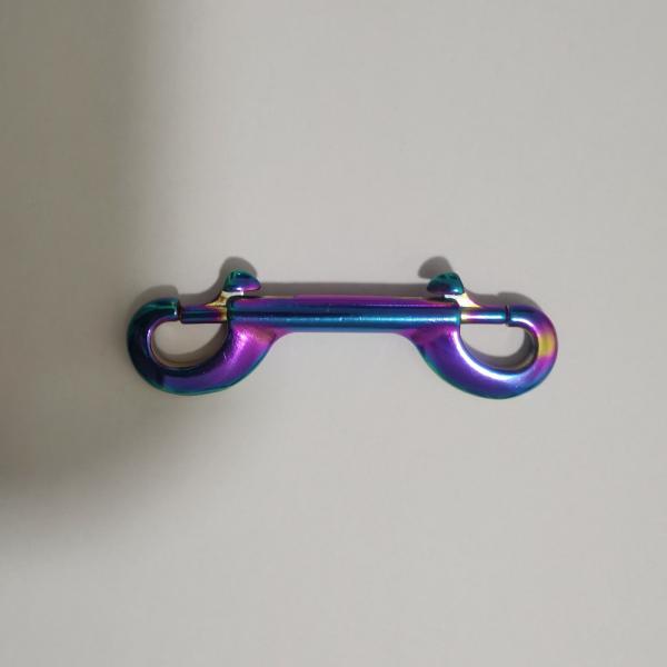 Hot Sale Rainbow Color Snap Hook for Keychain Hanging Clasp