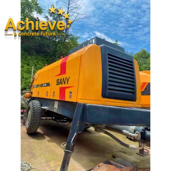 Buy Mini Concrete Pumping Machine Used Concrete Stationary Pump Sany 60 80 Price at wholesale prices