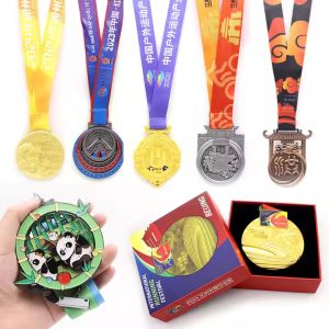 China Custom Swimming Club Metal Medals Zinc Alloy Sports Awards on sale