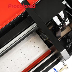 17" 2 in 1 Two Print Heads Gold Foil Label Printing Machine Roll Sticker Printer