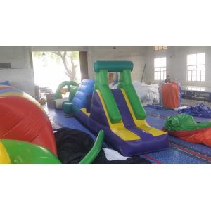 Personalized Inflatable Water Obstacle Course On The Pool / Inflatable Run With
