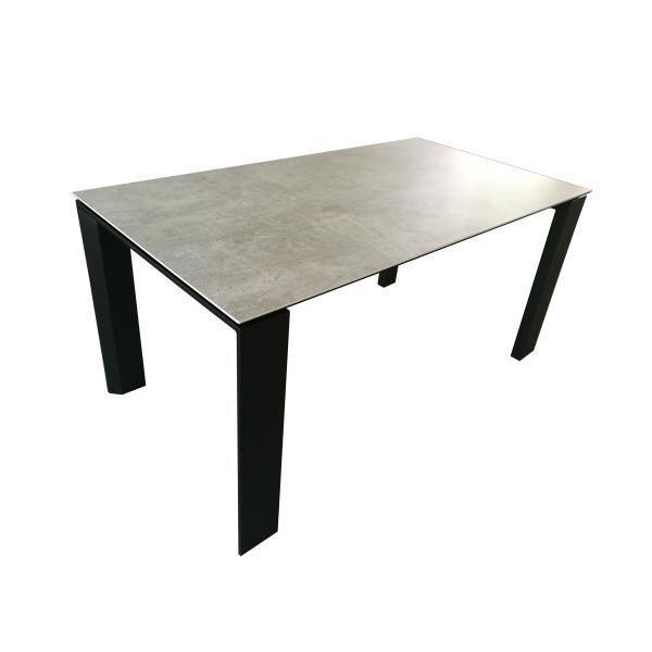 Buy DT-999 Grey Ceramic Top Dining Room Table Stain Resistant 1500mm Customized Size For Home KD Furniture at wholesale prices