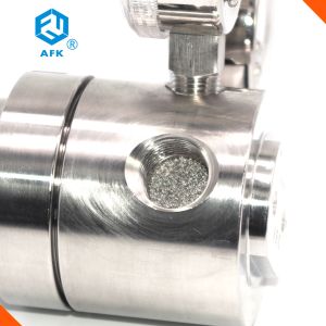 Helium Natural Gas Stainless Steel Pressure Regulator Single Stage Cv Value 1.8