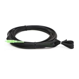 SC/APC to SC/APC FTTH drop cable patch cord 2.0*3.0mm G657B3 fiber 50M with