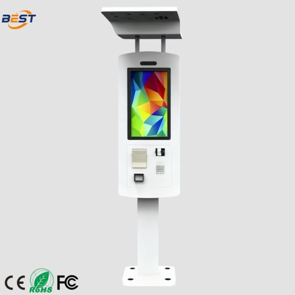 Buy IP65 Waterproof Outdoor Touch Screen Kiosk with 21.5" HD Display and 10-point Capacitive Touch for Self Ordering at wholesale prices