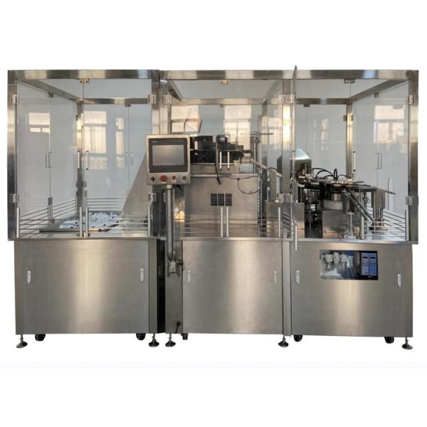 Buy Automatic liquid gel prefilled syringe filling capping labeling machine injection filling machine at wholesale prices