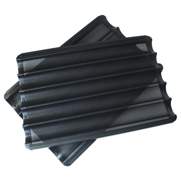 RK Bakeware China Foodservice Commercial Aluminum Baking Tray Baguette Baking Tray / French Bread Tray