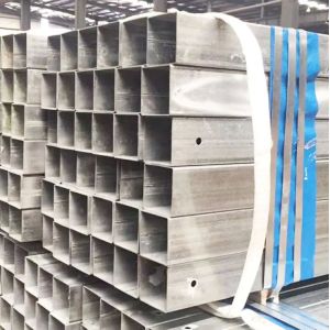 Erw Steel Square Tubing Standard Sizes Pre Zinc Coated Square Galvanized Steel