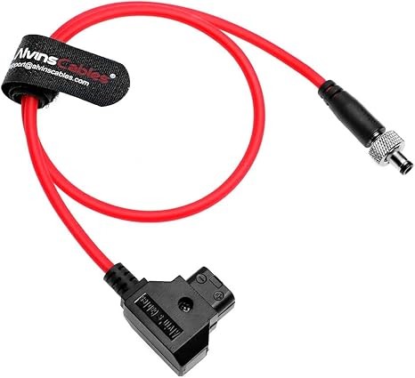 Alvin's Cables Dtap to Locking DC 5.5 2.1 Ultra Soft Cable for Atomos Ninja