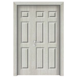 China AB-GMP13 deeply carved PVC-MDF double-leaf door on sale