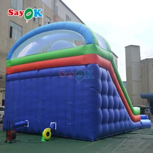 Inflatable Water Slides Double Water Slide with Pool Water Slide Inflatable for