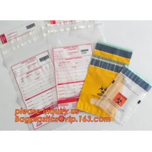 Biodegradable Biohazard Specimen Bag, Biohazard Specimen Transport Bag, Medical