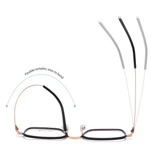 IP Plating Pure Acetate Titanium Glasses , Stable Clear Lens Glasses