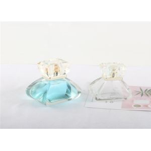 Transparent Round Shaped Empty Glass Spray Perfume Bottles Custom Made