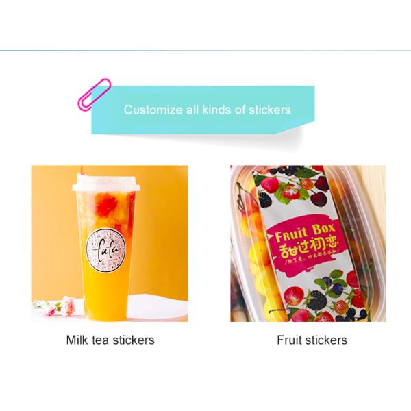 Custom packaging labels Roll Waterproof Round Vinyl sticker label Product Logo labeling Printing Pantone Bag Customized