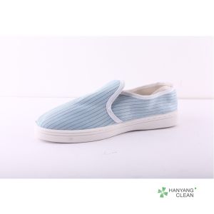 Blue Dual Density PVC Sole Cleanroom Antistatic ESD Shoes