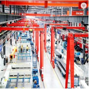 Electric Rail Traveling Single Girder Gantry Crane 20t Lifting