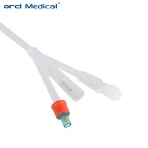 Disposable Urinary Catheter 2-way/3-way Silicone Coated Catheter Medical Latex