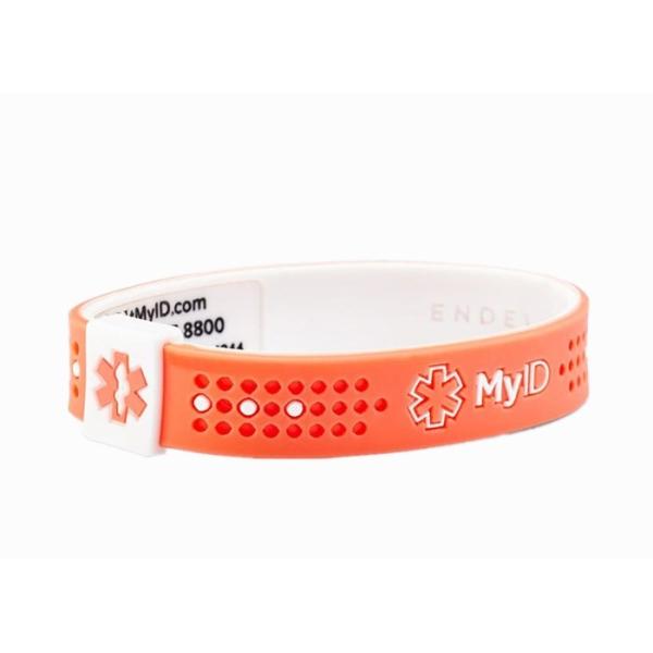 Comfortable Myid Medical Bracelet , Lightweight QR Code Medical ID Bracelet
