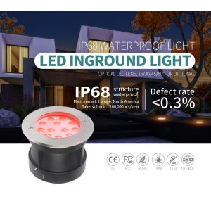 Quality VDE Wire 480LM Inground Pool Lights 12W SMD3535 RGB for sale