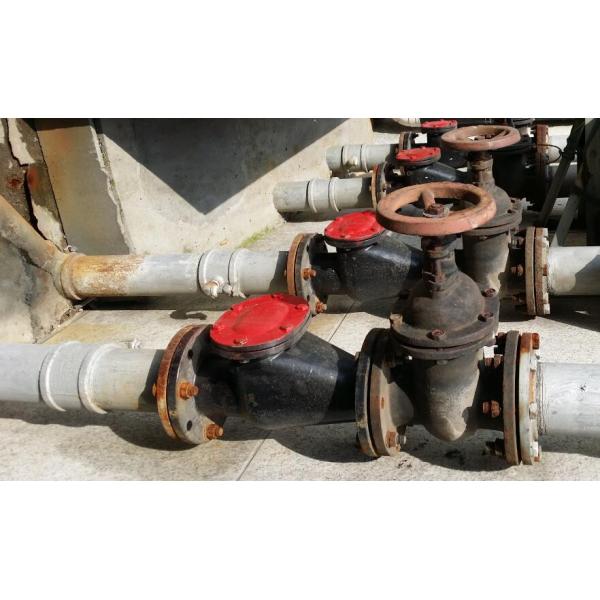 Ductile Iron Flange End Swing Check Valve , Brass Metal Seat wafer check valve