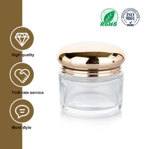 35g Cylindrical Transparent Empty Cream Jar Cream Jars Cosmetic Packaging