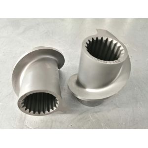 Wear Resistant HRC 58-62 Triangle Flighted Screw Elements Extruder Segments