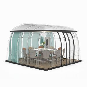 Outside Backyard Bubble Tent Contemporary Design Polycarbonate Dome Tent