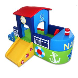 Ship Shape Soft Play Playground Equipment PVC Indoor Foam Play Equipment
