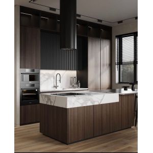 Modern Designs of Built in Kitchen Hanging Cabinets Customized Durable White