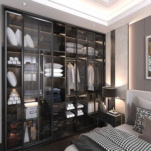 High End Modern Durable Bedroom Furniture Clothes Combination Cupboards Border