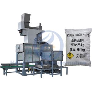 25Kg Poly Bag Packing Machine , Potassium Persulfate Polythene Bag Packing