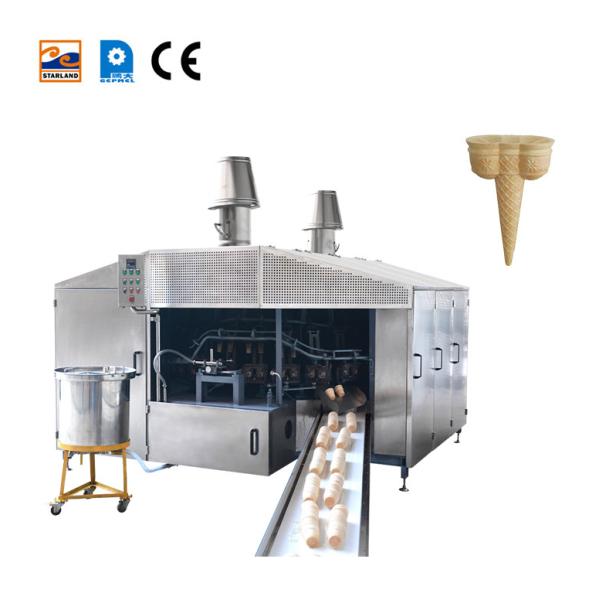 5kg / Hour Wafer Cone Production Line Ice Cream Biscuit Cone Machine