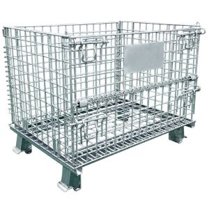Folding Heavy 1000kg Metal Mesh Storage Cages