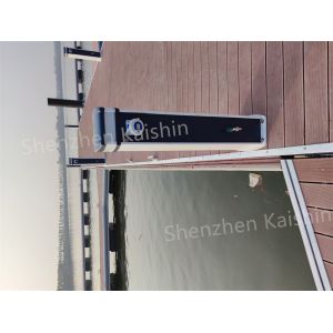 Customized Marine Finger Pontoon Long HDPE Floats with WPC Decking